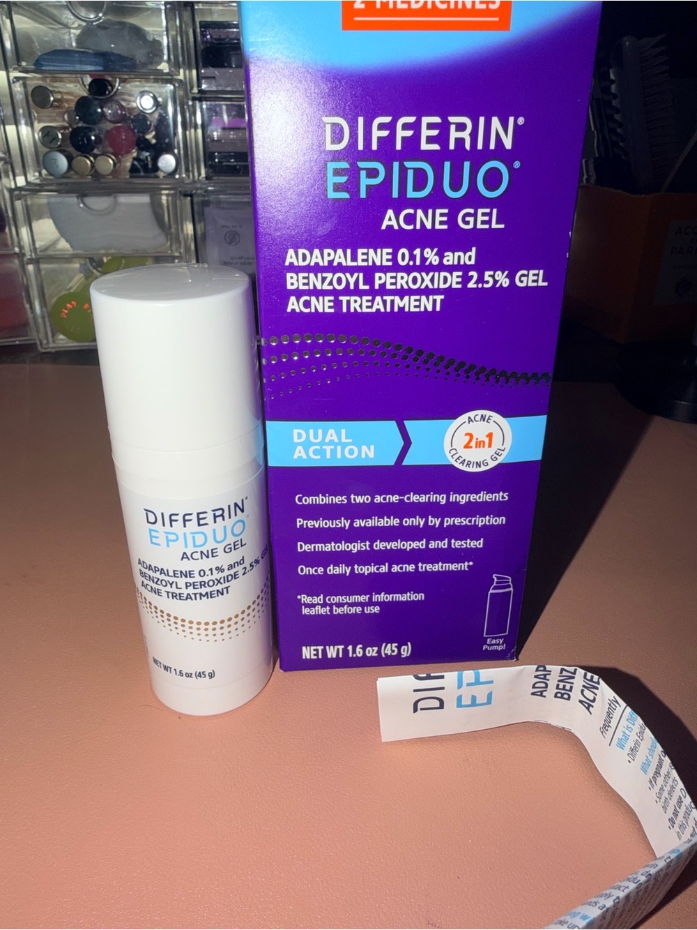 Differin Epiduo Acne Gel, 1.6 oz